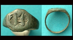 Ring, Medieval, Men's, Merchants Signet, 13th-16th Cent